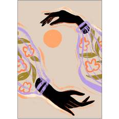 30.0 cm Postere Poster & Frame Embrace the Sun Multicolor Plakat 30x40cm