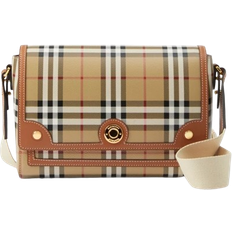 Burberry Bags Burberry Note Check Crossbody Bag - Briar Brown