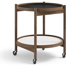 Ruote Tavolini da vassoio Brdr. Krüger Bølling Smoked Oiled Oak Stand Tavolino da vassoio 50cm