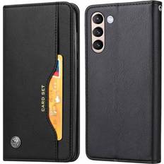 S23 plus cover MTK Samsung Galaxy S23 Plus Plånboksfodral Svart