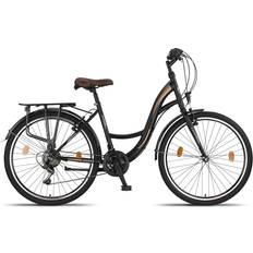 Licorne Bike Stella Premium Dutch Bicycle - Black Unisexe