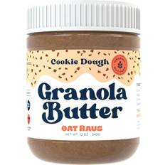 USDA Organic Sweet & Savory Spreads Oat Haus Cookie Dough Chipless Granola Butter 12oz