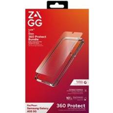 Zagg Galaxy A55 Luxe Case & Screen Protector Bundle, Clear