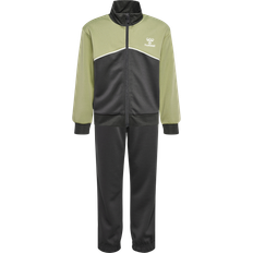 Hummel Kid's Lubago Tracksuit - Oil Green (221024-7400)