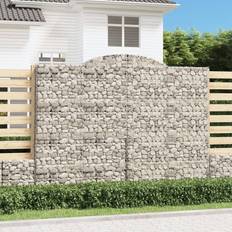 vidaXL Gabionkurver buede 13 galvanisert jern