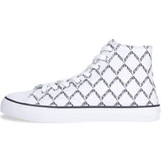 Paul Smith Shoes Paul Smith PS 'Carver' High Top Geo Printed Trainer White