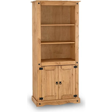 Pines Book Shelves SECONIQUE Corona Brown Book Shelf 182cm