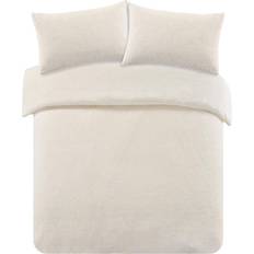 Brentfords Teddy Fleece Duvet Cover Beige (260x220cm)