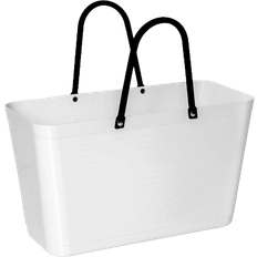 Hvite Totevesker Hinza Shopping Bag Large - White