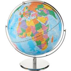 Metal Globes Advantus Desktop World Blue Oceans Globe