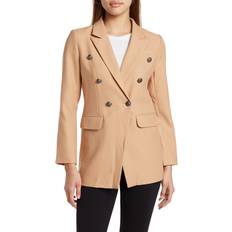Women Blazers Belle & Bloom Women Princess Polina Textured Weave Blazer Camel