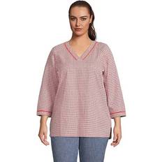 Lands' End 3XL Blouses Lands' End Plus 3/4 Sleeve V Neck Tunic Top