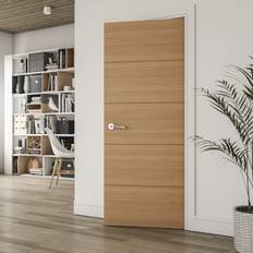 Doors Deanta Oak Augusta 5P FD30 Fire Interior Door (x)