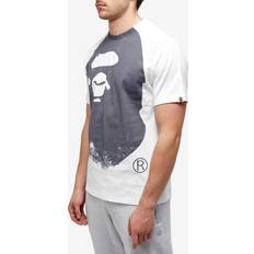 Bape Clothing Bape Bathing Ape Men's Overprinted Ape Head T-Shirt White