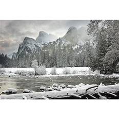 Wood Posters BrainBoosters Yosemite National Park California USA Print Poster