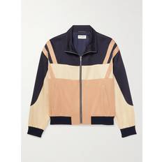 Saint Laurent Teddy Crêpe Satin Blouson Jacket