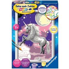 Einhörner Malfarben Ravensburger Unicorn Number Colouring Set