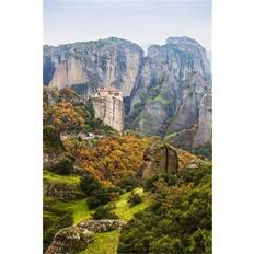 Wood Posters BrainBoosters Rousanou Meteora Greece Print Poster