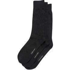 Calvin Klein Socks Calvin Klein Men's Socks, Rayon Dress Men's Socks Pack Black