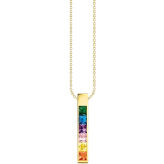 Thomas Sabo Rainbow Heritage Necklace - Gold/Multicolour