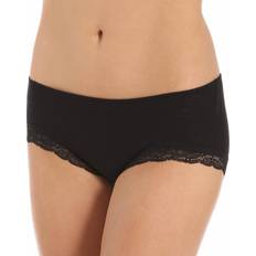 Organic Fabric - Women Panties Only Hearts Women's Organic Cotton Hipster Panty,Black,Small