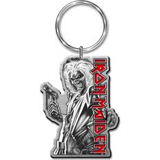 Iron Maiden Killers Enamel Keyring - Grey