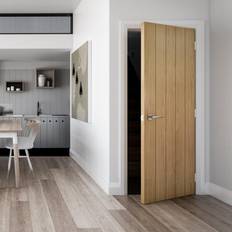 Doors Deanta Oak Unfinished Galway FD30 Interior Door (x198.1cm)