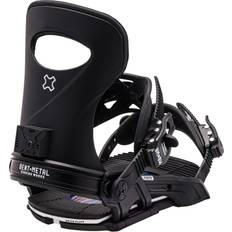 Bent Metal Women's Forte Snowboard Bindings 2024 in Black Nylon/Aluminum