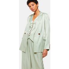 Whistles Women's Rita Luxe Blazer Sage Green