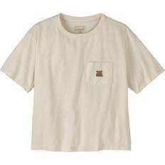 Patagonia Women T-shirts Patagonia Women's Channel Islands Easy-Cut Pocket Responsibili-TeeR Birch White