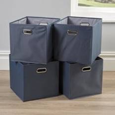 Canvas Boxes & Baskets Home Source Cube Pack of 32.5cm Storage Box