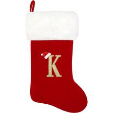 Velvet Stockings Tianfu 20Inch Christmas Red Velvet with Super Soft Plush Plush Cuff Stocking