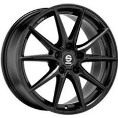 18 pulgadas - 5/112 Llantas de coche Sparco Wheels DRS Alloy Wheels In Gloss Black Set Of 4 - 18x8 Inch ET35 5x112 PCD Gloss