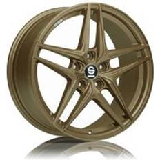 18" - 5/112 Car Rims Sparco Wheels Record Alloy Wheels In Rally Bronze Set Of 4 18x8 Inch ET48 5x112 PCD, Bronze