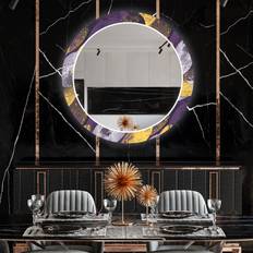 Artforma Round Backlit The Round Stamp Wall Mirror