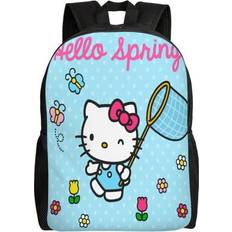 Backpacks Vufoqzx 16 Inch School Bag Hello Kitty Backpack Elementary Middle School Bookbag Large Capacity Shoulder Bags Casual Daypack Laptop Bags For Boys Girls