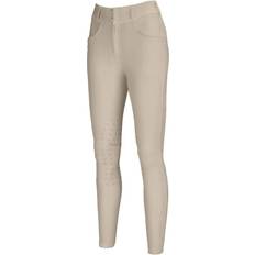 Equestrian Pikeur Womens 2024 Delilah Full Grip Riding Breeches Vanilla