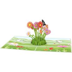 Green Cards & Invitations Lovepop Easter Daisy Patch Pop-Up Card