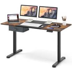 Costway Black Electric Height Adjustable Standing Writing Desk