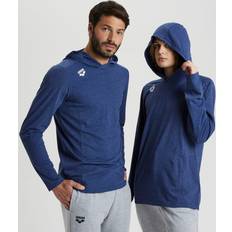 Arena Tops Arena Long-sleeved Hooded T-shirt Team Panel - Bleu