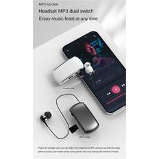 Headphones Spactz K68 Bluetooth Lavalier White