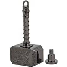 Atyhao Metal Hammer Fidget Hand Spinner, Fidget Leksaker Legering Hammer Form Stressavlastning Fingertopp Leksak Dekompressionsleksak för Vuxna Barn GuldSvart