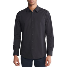 Calvin Klein Zwart Overhemden Calvin Klein Slim Fit Tech Shirt -