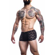 Tangas Men's Underwear Cut4Men C4M L4CE Trunk Black C4M L4CE Trunk Black