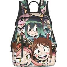 Heqqred Characters My Hero Academia Backpack Student School Bag Bookbag Satchel Lightweight Unisex Daypack Knapsack Rucksack For Kids Teens Adult