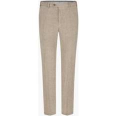 Herren - Leinen Hosen HILTL Leinen-Chino Regular Fit HELLBRAUN