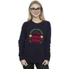 Gensere Netflix Stranger Things Upside Down Seasons Greetings Sweatshirt Navy