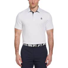 Protection UV Polos Original Penguin Block Design Golf Polo - Bright White