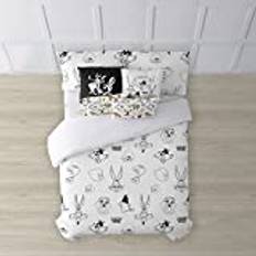 Looney Tunes Tunes Påslakan Vit, Svart, Beige