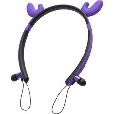 Headphones Greenzech Yellow Bluetooth Stereo Cute Shape Magnetic Sports